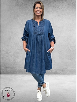 GOZZIP Denim Tuniek Emilia 